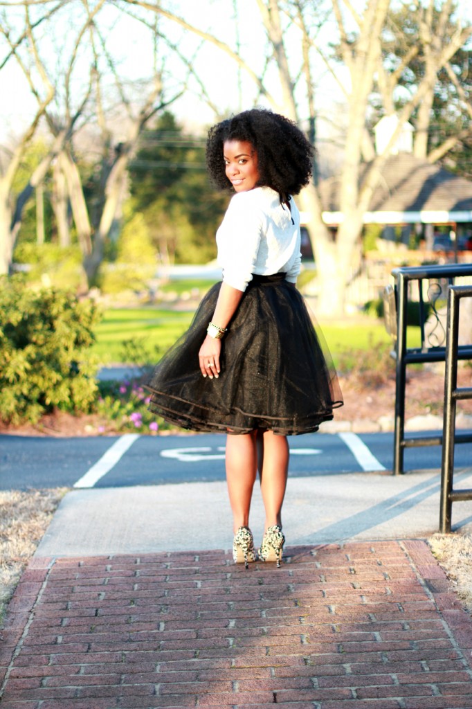 Outfit: Black Tulle Skirt