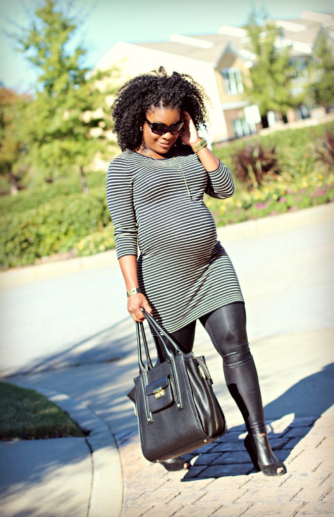 Maternity Outfit: Sweater Dress